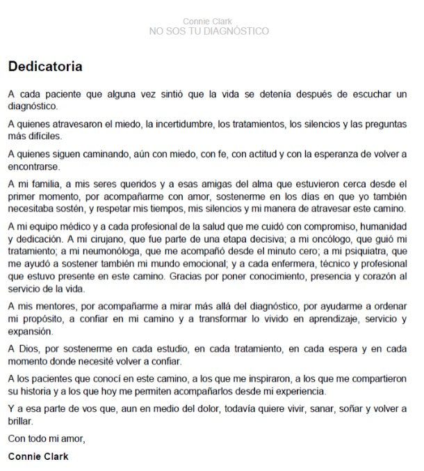 No sos tu diagnóstico - La Universidad emocional del Paciente Oncológico - Libro digital PDF